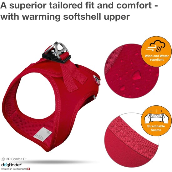 curli Softshell Vest Harness for Dogs, 3XS curli Softshell Vest Harness for Dogs, 3XS