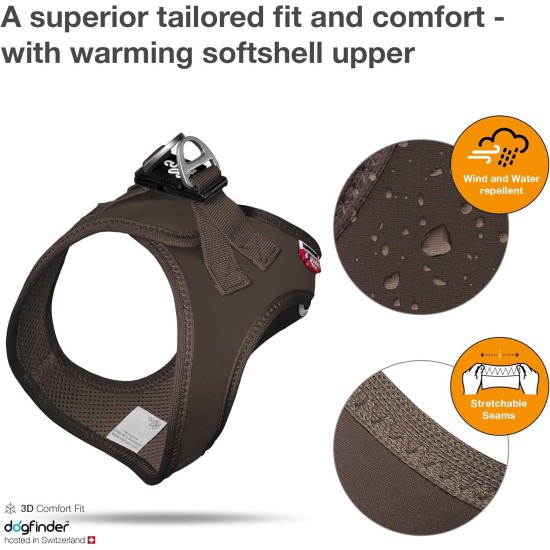 curli Softshell Vest Harness for Dogs, 3XS curli Softshell Vest Harness for Dogs, 3XS