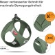 curli Vest Harness, Clasp, Air Mesh, Moss, 2XS