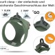 curli Vest Harness, Clasp, Air Mesh, Moss, L curli Vest Harness, Clasp, Air Mesh, Moss, L