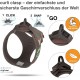 curli Vest Harness, Clasp, Air Mesh, Moss, L curli Vest Harness, Clasp, Air Mesh, Moss, L