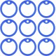 eMagTech Pack of 30 Dog Silicone Rings Name Plate Holder Protective Cover Round Shape ID Tag Protection Dog Collar Silicone Case Pet Accessories for Dogs Blue eMagTech Pack of 30 Dog Silicone Rings Name Plate Holder Protective Cover Round Shape ID Tag Protection Dog Collar Silicone Case Pet Accessories for Dogs Blue