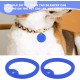 eMagTech Pack of 30 Dog Silicone Rings Name Plate Holder Protective Cover Round Shape ID Tag Protection Dog Collar Silicone Case Pet Accessories for Dogs Blue eMagTech Pack of 30 Dog Silicone Rings Name Plate Holder Protective Cover Round Shape ID Tag Protection Dog Collar Silicone Case Pet Accessories for Dogs Blue