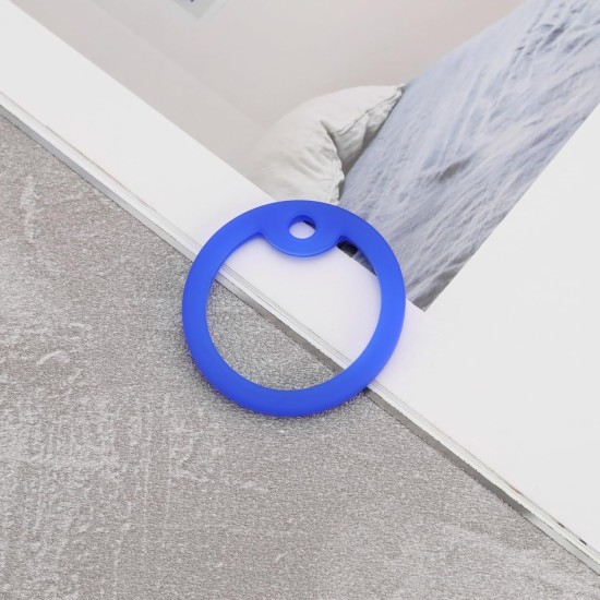 eMagTech Pack of 30 Dog Silicone Rings Name Plate Holder Protective Cover Round Shape ID Tag Protection Dog Collar Silicone Case Pet Accessories for Dogs Blue eMagTech Pack of 30 Dog Silicone Rings Name Plate Holder Protective Cover Round Shape ID Tag Protection Dog Collar Silicone Case Pet Accessories for Dogs Blue
