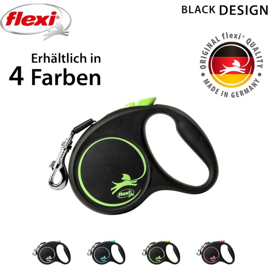 flexi 4000498033920 Roller Lead Design Black / Green S Multi flexi 4000498033920 Roller Lead Design Black / Green S Multi