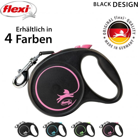 flexi 4000498034118 Roller Lead Design Black/Pink L Multi Small flexi 4000498034118 Roller Lead Design Black/Pink L Multi Small