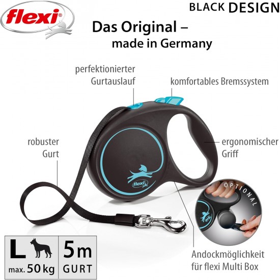 flexi 4000498034118 Roller Lead Design Black/Pink L Multi Small flexi 4000498034118 Roller Lead Design Black/Pink L Multi Small
