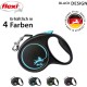 flexi® Black Design M Belt 5 m Black / Blue Roll Lead for Dogs up to 25 kg