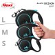 flexi® Black Design M Belt 5 m Black / Blue Roll Lead for Dogs up to 25 kg