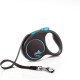 flexi® Black Design S Belt 5 m Black/Blue Roll Lead for Dogs up to 15 kg flexi® Black Design S Belt 5 m Black/Blue Roll Lead for Dogs up to 15 kg