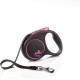 flexi® Black Design S Belt 5 m Black/Pink Roll Lead for Dogs up to 15 kg flexi® Black Design S Belt 5 m Black/Pink Roll Lead for Dogs up to 15 kg