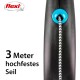 flexi® Black Design XS Rope 3 m Black/Blue Roll Lead for Dogs up to 8 kg flexi® Black Design XS Rope 3 m Black/Blue Roll Lead for Dogs up to 8 kg