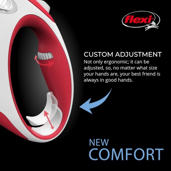 flexi CF30T5.250.R Retractable Dog Leash, Large, Red flexi CF30T5.250.R Retractable Dog Leash, Large, Red