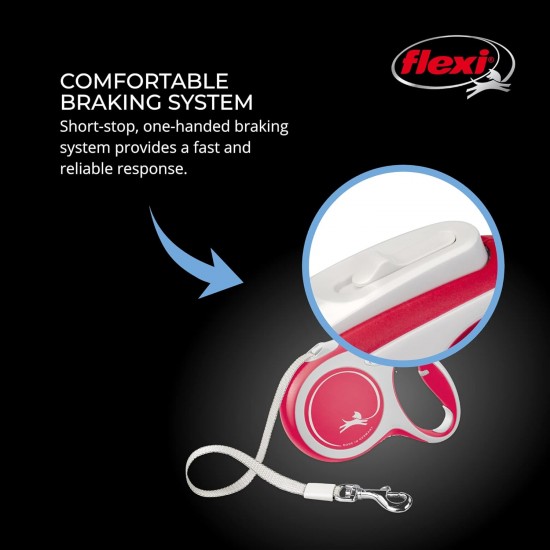 flexi CF30T5.250.R Retractable Dog Leash, Large, Red flexi CF30T5.250.R Retractable Dog Leash, Large, Red