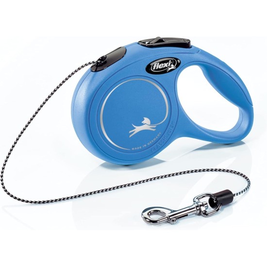flexi CL00C3.250.BL New Classic Cord Retractable Leash, Blue, X-Small/10' flexi CL00C3.250.BL New Classic Cord Retractable Leash, Blue, X-Small/10'