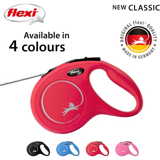 flexi Classic M Lead, For Up To 25 kg, 5 m, Red flexi Classic M Lead, For Up To 25 kg, 5 m, Red