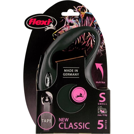 flexi Classic M Lead, Up To 25 kg, 5 m, Black flexi Classic M Lead, Up To 25 kg, 5 m, Black
