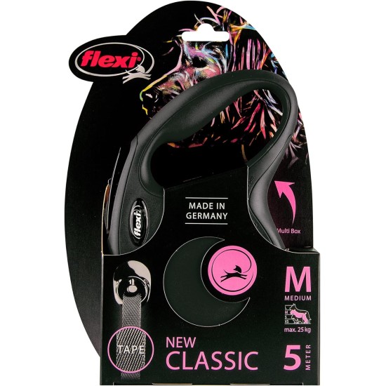 flexi Classic M Lead, Up To 25 kg, 5 m, Black flexi Classic M Lead, Up To 25 kg, 5 m, Black