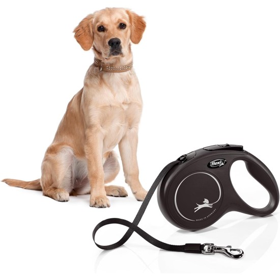 flexi Classic M Lead, Up To 25 kg, 5 m, Black flexi Classic M Lead, Up To 25 kg, 5 m, Black