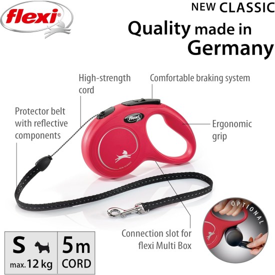 flexi Classic M Lead, Up To 25 kg, 5 m, Black flexi Classic M Lead, Up To 25 kg, 5 m, Black