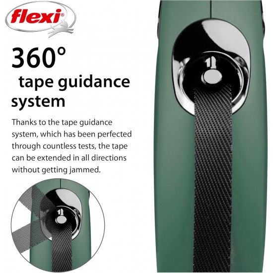 flexi Classic S 5 m Olive Green Roll Lead for Dogs up to 15 kg flexi Classic S 5 m Olive Green Roll Lead for Dogs up to 15 kg