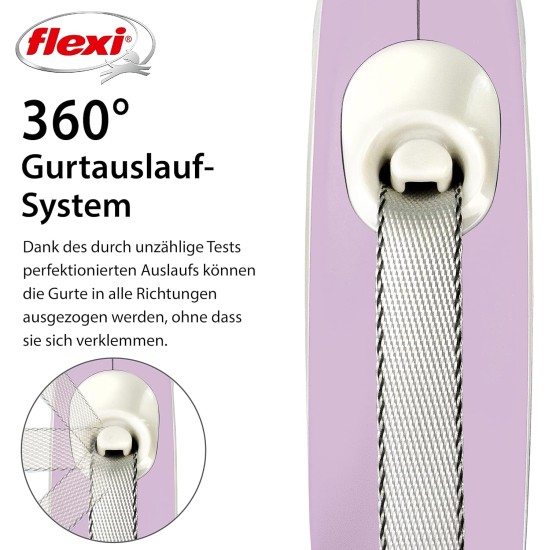 flexi® Comfort S Belt 5 m Pink Roll Lead for Dogs up to 15 kg flexi® Comfort S Belt 5 m Pink Roll Lead for Dogs up to 15 kg