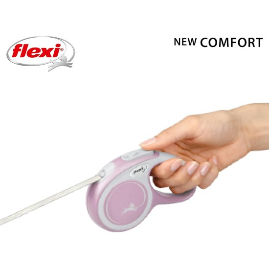 flexi® Comfort S Belt 5 m Pink Roll Lead for Dogs up to 15 kg flexi® Comfort S Belt 5 m Pink Roll Lead for Dogs up to 15 kg