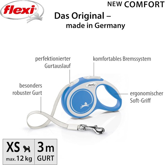 flexi® Comfort S Belt 5 m Pink Roll Lead for Dogs up to 15 kg flexi® Comfort S Belt 5 m Pink Roll Lead for Dogs up to 15 kg