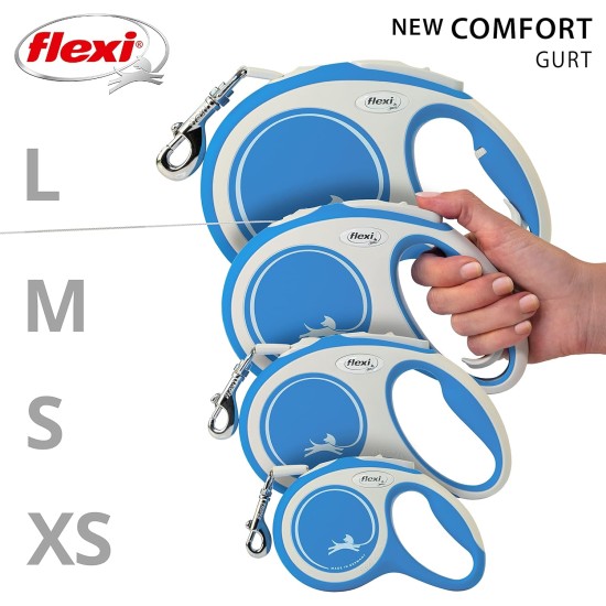 flexi® Comfort S Belt 5 m Pink Roll Lead for Dogs up to 15 kg flexi® Comfort S Belt 5 m Pink Roll Lead for Dogs up to 15 kg