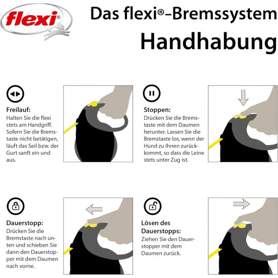 flexi Giant Professional L belt 10 m for dogs up to 50 kg flexi Giant Professional L belt 10 m for dogs up to 50 kg
