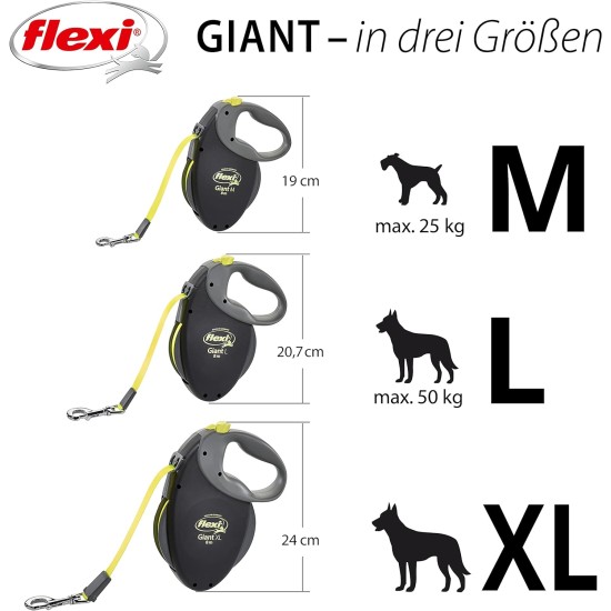 flexi Giant Professional L belt 10 m for dogs up to 50 kg flexi Giant Professional L belt 10 m for dogs up to 50 kg