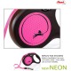 flexi® Neon M Strap 5 m Black Neon Pink Strap Reflective Side Panel Roll Lead for Dogs up to 25 kg flexi® Neon M Strap 5 m Black Neon Pink Strap Reflective Side Panel Roll Lead for Dogs up to 25 kg