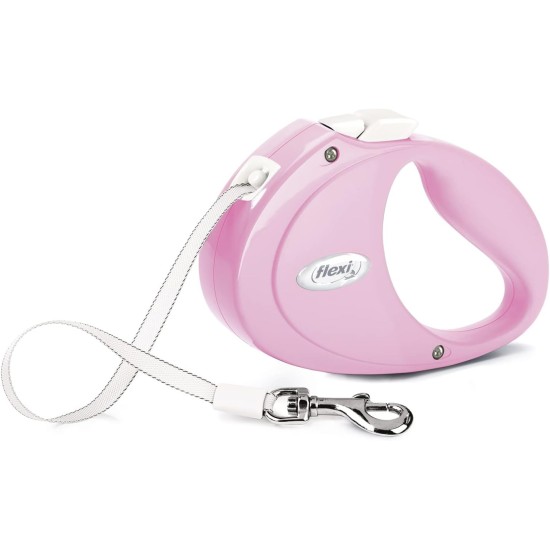 flexi® Neon M Strap 5 m Black Neon Pink Strap Reflective Side Panel Roll Lead for Dogs up to 25 kg flexi® Neon M Strap 5 m Black Neon Pink Strap Reflective Side Panel Roll Lead for Dogs up to 25 kg