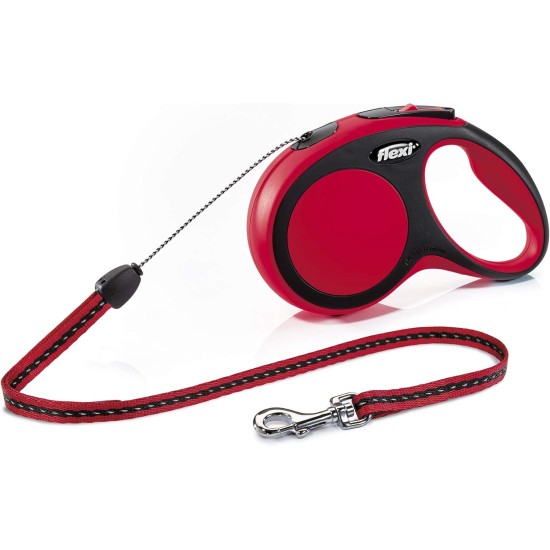 flexi® Neon M Strap 5 m Black Neon Pink Strap Reflective Side Panel Roll Lead for Dogs up to 25 kg flexi® Neon M Strap 5 m Black Neon Pink Strap Reflective Side Panel Roll Lead for Dogs up to 25 kg