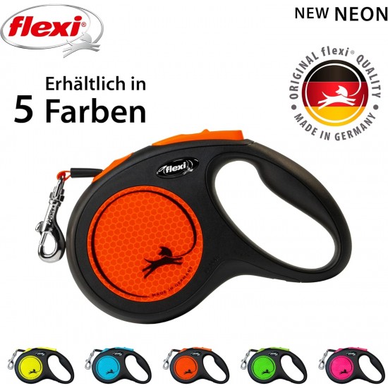 flexi Neon Neon Orange Strap 5 m flexi Neon Neon Orange Strap 5 m