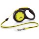 flexi Neon Reflective Cord (S 5 Metres 12 kg) Black/Neon Yellow
