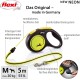 flexi Neon Retractable Dog Lead - 5 m (Large), s