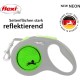 flexi® Neon S 5 m Black Neon Green Strap Reflective Side Panel Roll Lead for Dogs up to 15 kg flexi® Neon S 5 m Black Neon Green Strap Reflective Side Panel Roll Lead for Dogs up to 15 kg