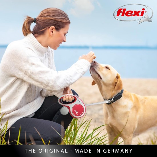 flexi® Neon S 5 m Black Neon Green Strap Reflective Side Panel Roll Lead for Dogs up to 15 kg flexi® Neon S 5 m Black Neon Green Strap Reflective Side Panel Roll Lead for Dogs up to 15 kg