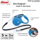 flexi New Classic S, 8 m Roller Leash, Blue, for Dogs up to 12 kg flexi New Classic S, 8 m Roller Leash, Blue, for Dogs up to 12 kg
