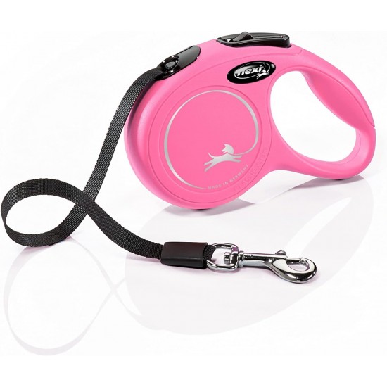 flexi New Classic XS Lead, For Dogs Up To 12 kg, 3 m, Pink flexi New Classic XS Lead, For Dogs Up To 12 kg, 3 m, Pink