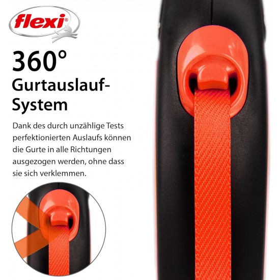 flexi New Comfort Retractable Leash – Orange – S Multi flexi New Comfort Retractable Leash – Orange – S Multi