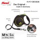 flexi Roller Lead, Design M, Multicoloured, Black/Green flexi Roller Lead, Design M, Multicoloured, Black/Green