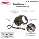 flexi Roller Lead, Design M, Multicoloured, Black/Green flexi Roller Lead, Design M, Multicoloured, Black/Green