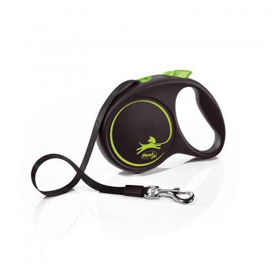 flexi Roller Lead, Design M, Multicoloured, Black/Green flexi Roller Lead, Design M, Multicoloured, Black/Green