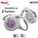 flexi® Select Strap 7 m Black Adjustable between 0-7 m for Dogs up to 25 kg