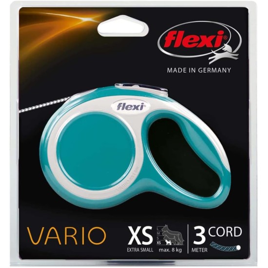 flexi VARIO retractable lead, XS Cord 3 m anthracite 3 m Grey(anthracite) XS flexi VARIO retractable lead, XS Cord 3 m anthracite 3 m Grey(anthracite) XS
