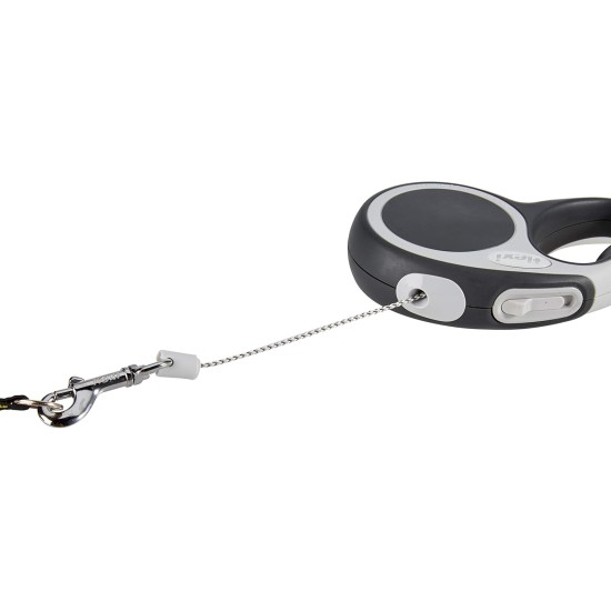 flexi VARIO retractable lead, XS Cord 3 m anthracite 3 m Grey(anthracite) XS flexi VARIO retractable lead, XS Cord 3 m anthracite 3 m Grey(anthracite) XS