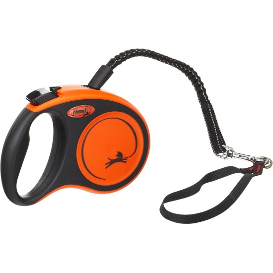 flexi Xtreme Retractable Lead – Tape Leash, Orange – S flexi Xtreme Retractable Lead – Tape Leash, Orange – S