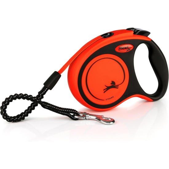 flexi Xtreme Retractable Lead – Tape Leash, Orange – S flexi Xtreme Retractable Lead – Tape Leash, Orange – S